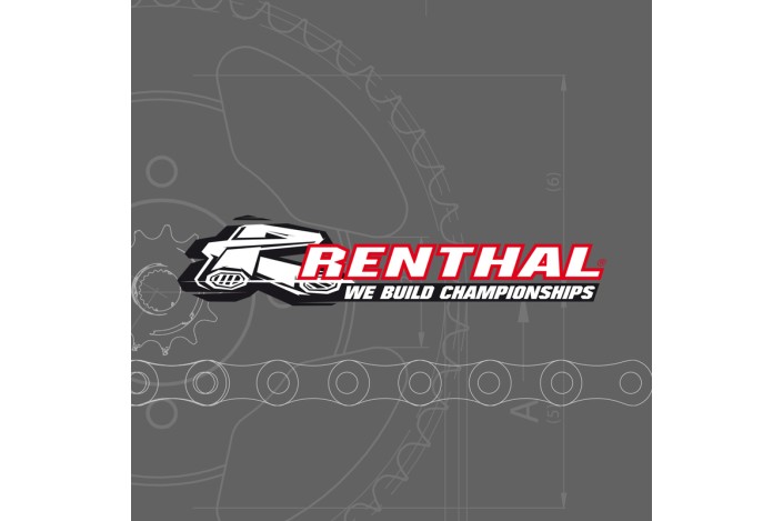 Kit chaîne RENTHAL 420R1 13/51 standard - couronne ultra-light anti-boue