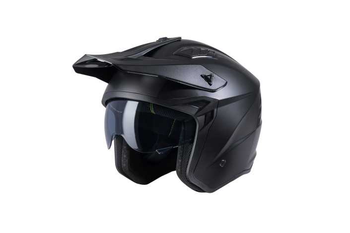 Casque KENNY Miles Solid Noir Mat – Homologué ECE