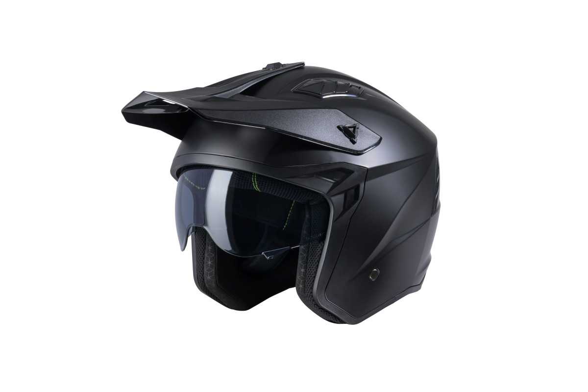 Casque KENNY Miles Solid Noir Mat – Homologué ECE