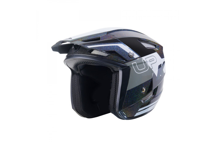 Casque Trial Up Graphic BLACK PEARL