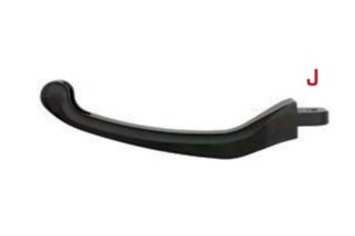 Levier de frein repliable/reglable LIGHTECH type J