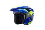 Casque Trial Up Graphic BLUE NEON YELLOW