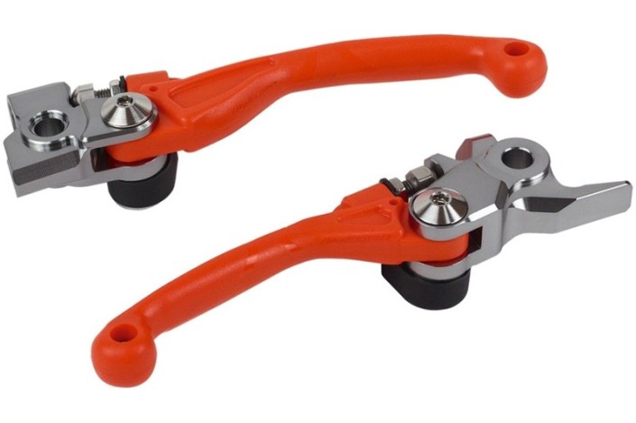 Jeu de leviers POLISPORT Pivor Incassable orange - KTM / Husqvarna