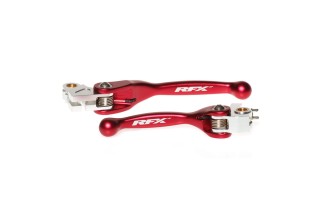 Ensemble de leviers retournables forgés RFX Race (Rouge)- Honda CRF250/450