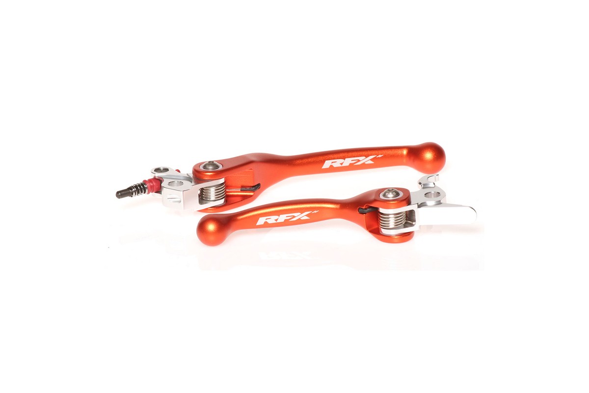 Ensemble de leviers retournables forgés RFX Race (Orange) - KTM Divers freins Brembo / embrayages Magura