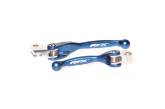 Jeu de leviers retournables forgés RFX Race (Bleu) - Yamaha WRF 250-450
