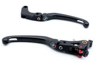 Kit de levier de frein et d'embrayage repliable LIGHTECH - magnesium - type J