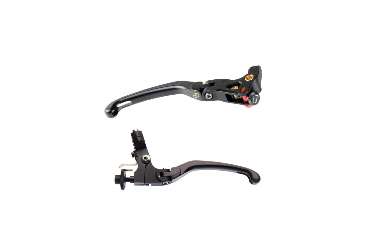 Kit de levier de frein et d'embrayage repliable LIGHTECH - magnesium - type J