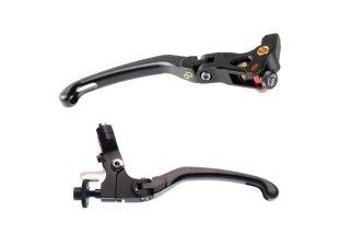 Kit de levier de frein et d'embrayage repliable LIGHTECH - magnesium - type J