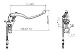 Maître-cylindre de frein BREMBO Ø16x21mm titane