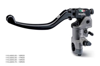 Maître-cylindre de frein radial (gauche) BREMBO UPGRADE 14RCS Ø14mm bocal séparé