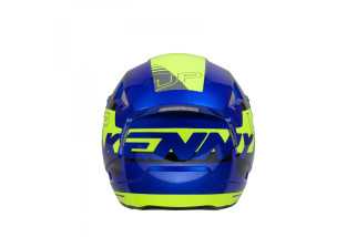 Casque KENNY Trial Up Bleu Jaune Néon – Sécurité ECE 2206