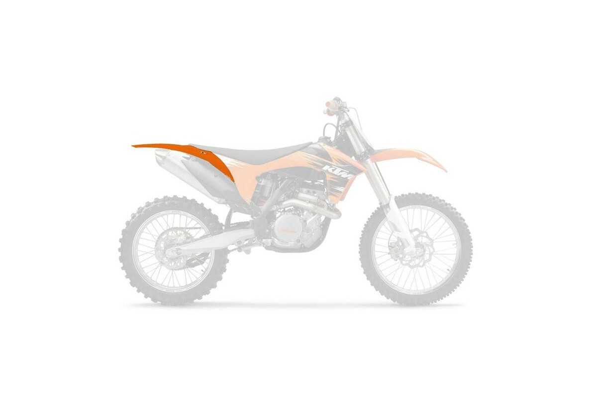 Garde-boue arrière UFO orange KTM SX/SX-F