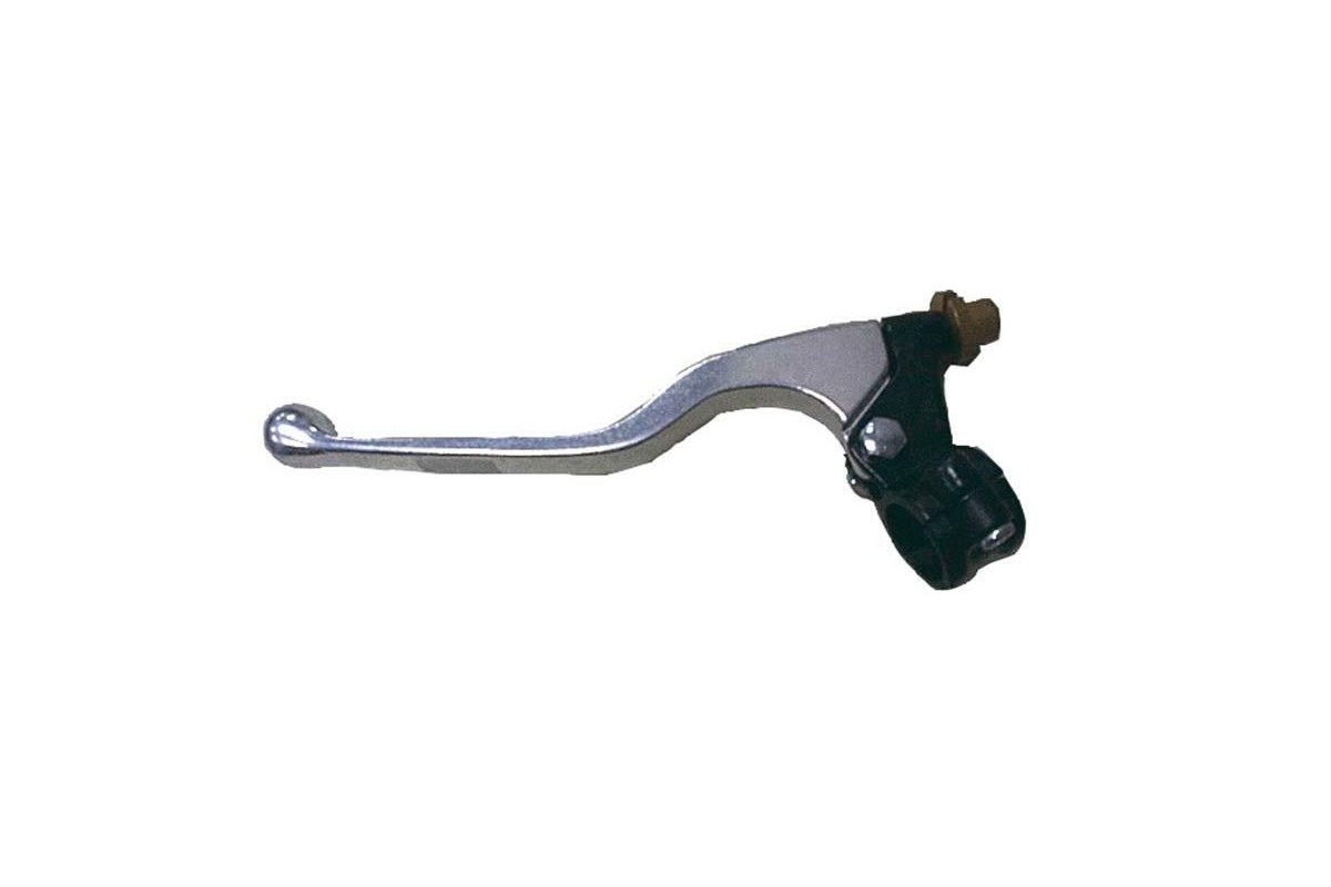 Levier long + cocotte d'embrayage BIHR aluminium coulé poli/noir universel