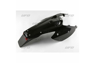 Garde-boue arrière + support de plaque avec feu UFO noir KTM EXC