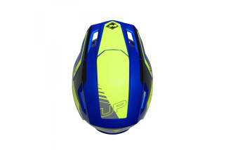 Casque Trial Up Graphic BLUE NEON YELLOW