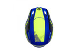 Casque Trial Up Graphic BLUE NEON YELLOW