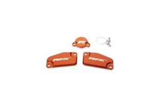 Jeu de bouchons de réservoir RFX Pro (Orange) - KTM SX65/85 (Frein et embrayage Formula)