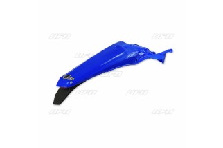 Garde-boue arrière + support de plaque avec feu UFO bleu Yamaha WR250F