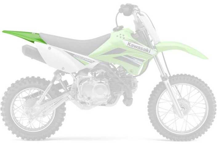 Garde-boue arrière UFO vert KX Kawasaki KLX110