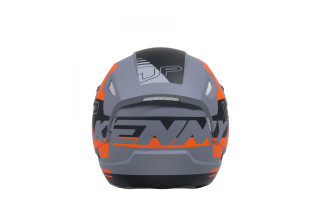 Casque Trial Up Graphic ORANGE GREY MATT