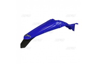 Garde-boue arrière + support de plaque avec feu UFO bleu Yamaha WR450F