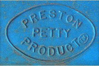 Garde-boue arrière PRESTON PETTY Vintage Muder bleu Bultaco