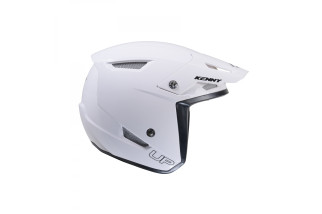 Casque Trial Up Solid WHITE