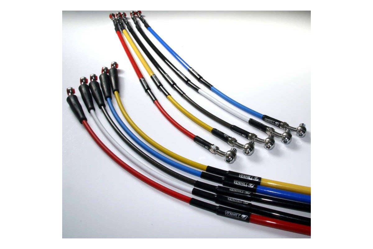 Durite de frein avant VENHILL orange/raccord inox KTM/Husqvarna