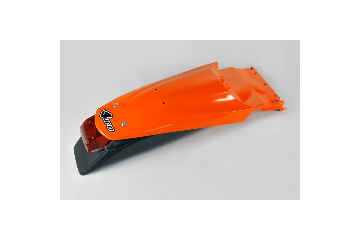 Garde-boue arrière UFO avec feu arrière orange KTM