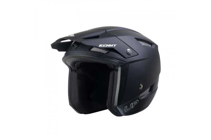 Casque KENNY Trial Up Solid Noir – Homologué ECE