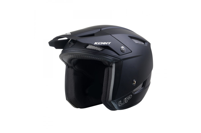 Casque Trial Up Solid BLACK