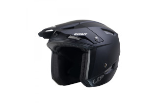 Casque Trial Up Solid BLACK