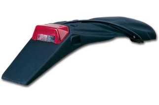 Support de plaque UFO noir feu integré 12V 21/5W KTM EXC