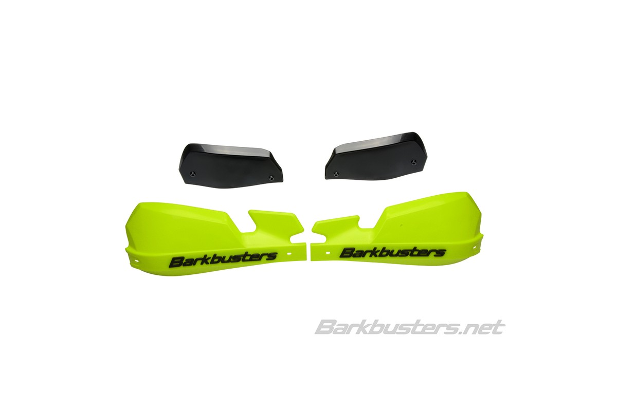 Coques de protège-mains BARKBUSTERS VPS MX jaune HiViz/déflecteur noir