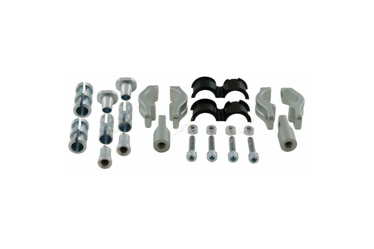 Kit fixation RACETECH pour protège-mains Vertigo Ø22/28,6mm - articulé