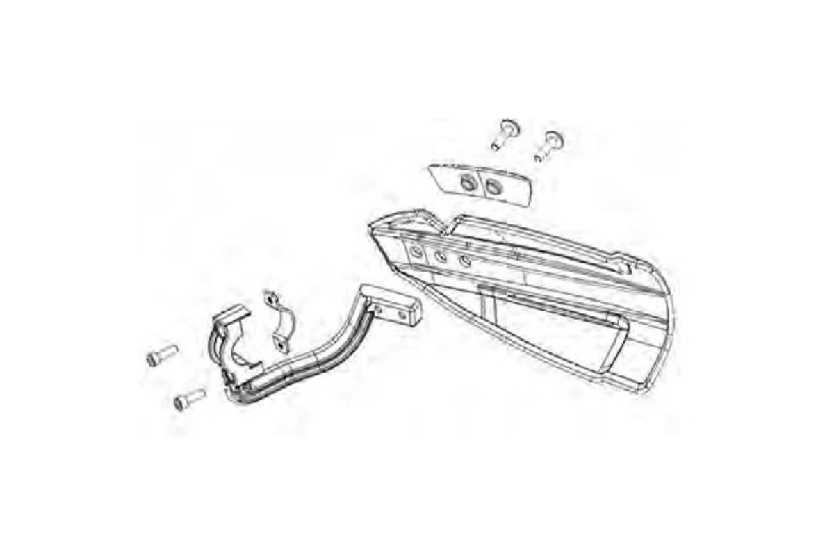 Kit de montage protège-mains POLISPORT Hammer/MX Flow