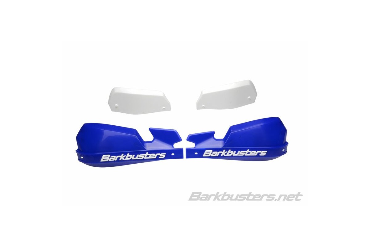 Coques de protège-mains BARKBUSTERS VPS MX bleu/déflecteur blanc