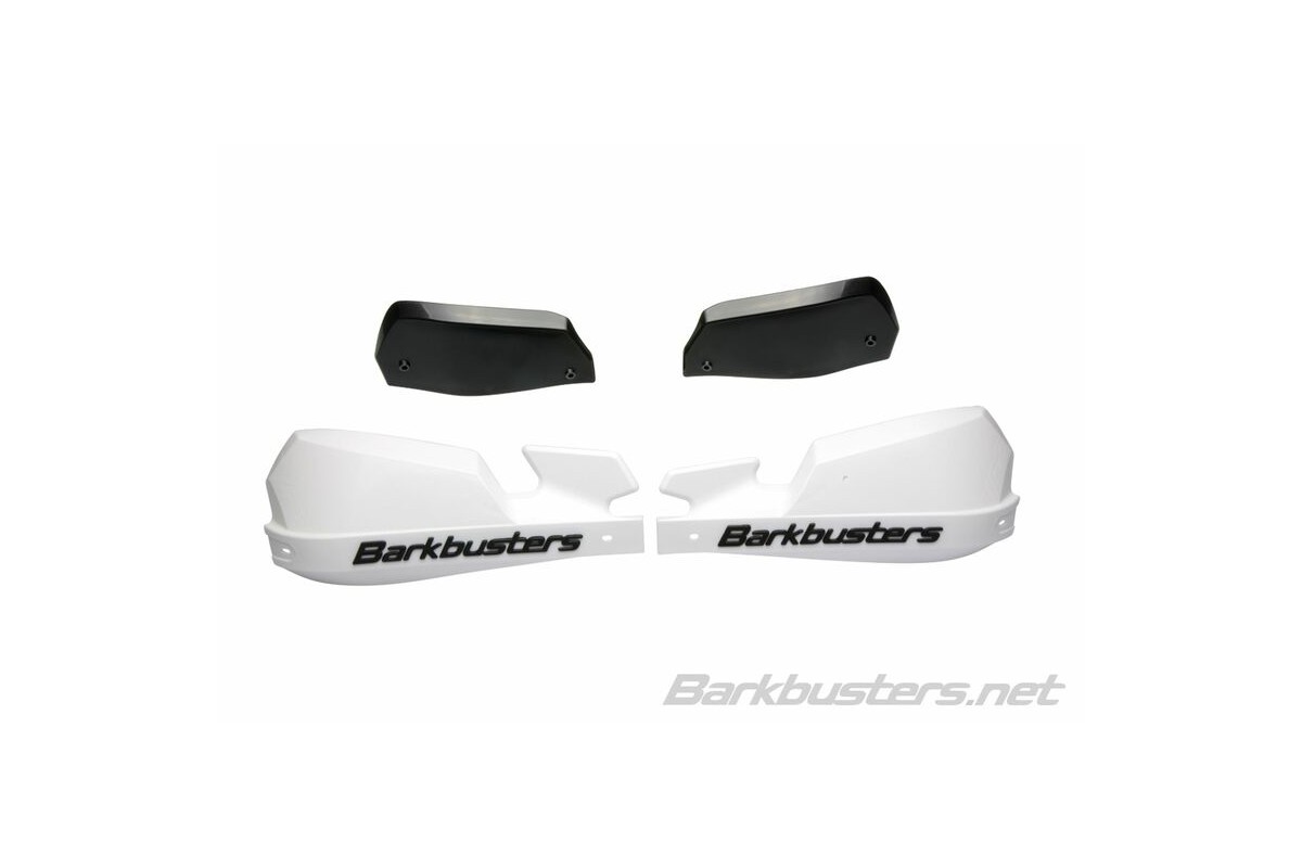 Coques de protège-mains BARKBUSTERS VPS MX blanc/déflecteur noir