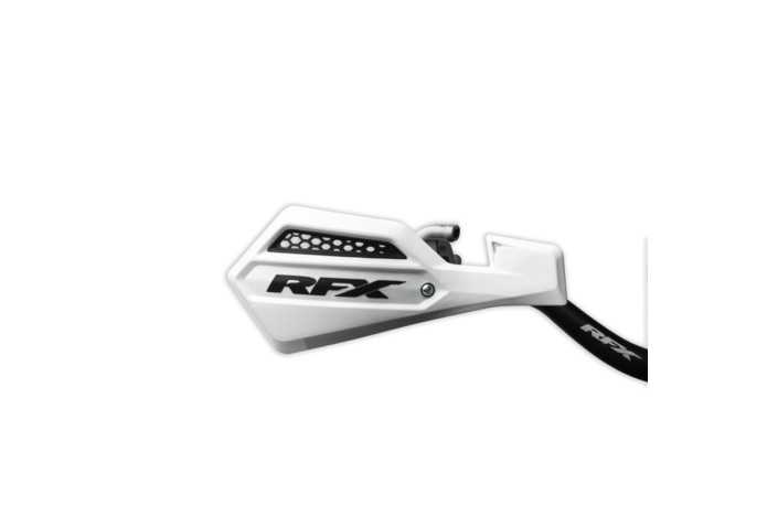 Protège-mains RFX série 1 (blanc/noir) avec kit de montage