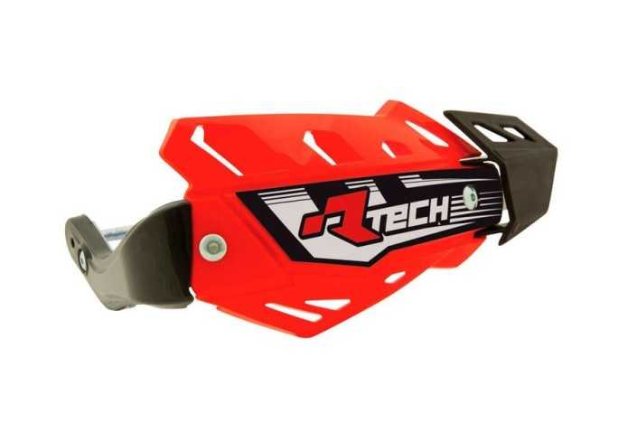 Protège-mains RACETECH FLX Quad rouge