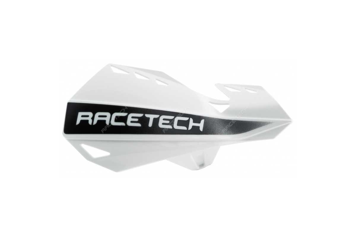 Protège-mains RACETECH Dual blanc