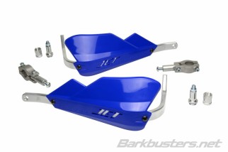 Kit protège-mains BARKBUSTERS Jet montage 2 points embout de guidon droit Ø22mm bleu