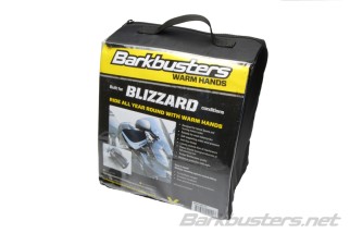 Kit protège-mains BARKBUSTERS BBZ Blizzard/conditions hivernales Multi-Fit tissus noir