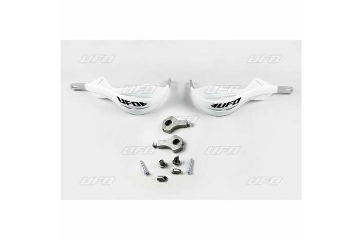 Protège-mains UFO Alu blanc