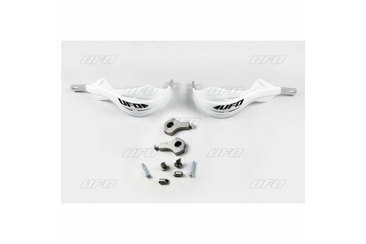 Protège-mains UFO Alu blanc