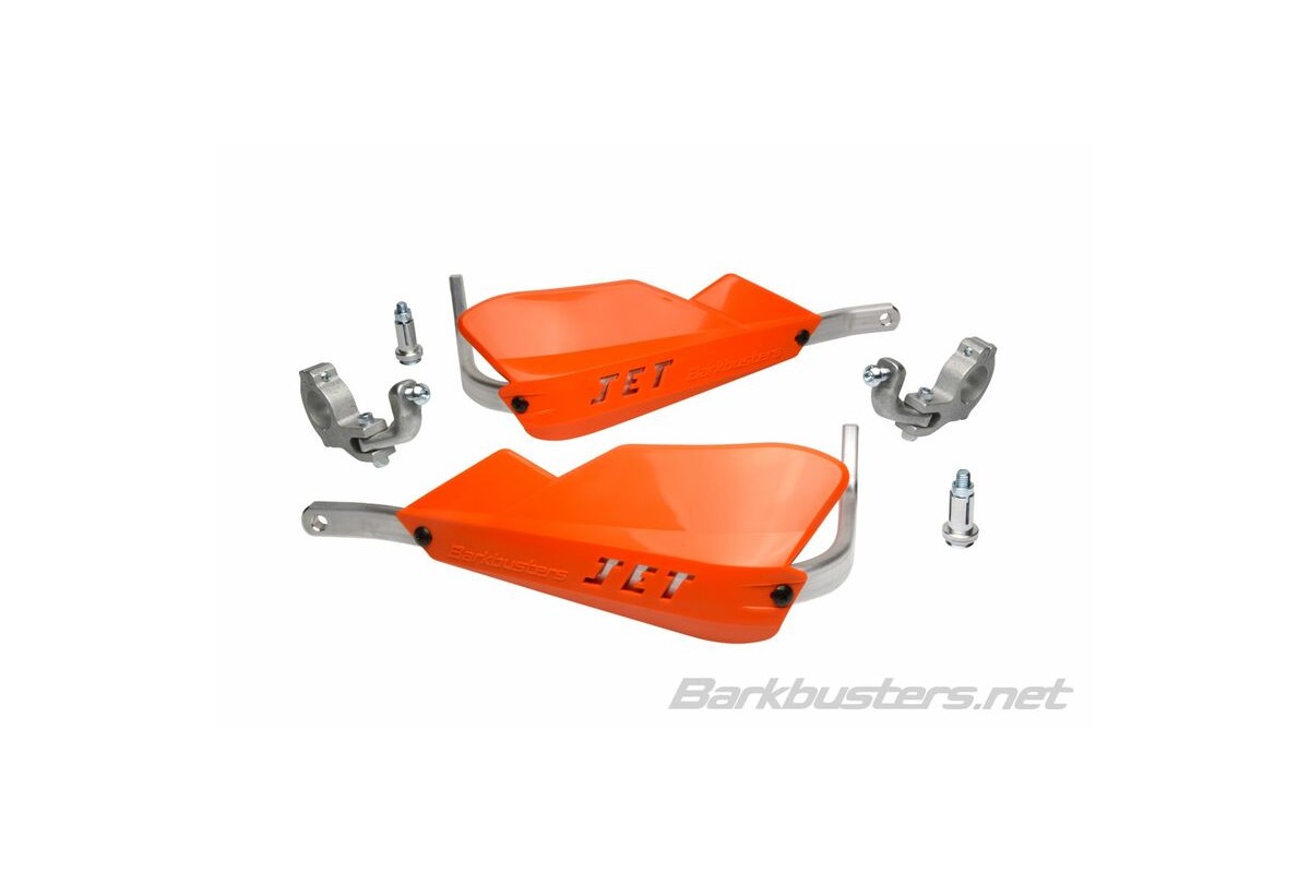 Kit protège-mains BARKBUSTERS Jet montage 2 points guidon Ø28,6mm orange