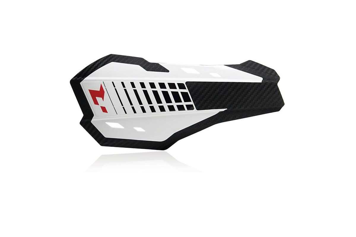 Protèges-mains RACETECH HP2 blanc