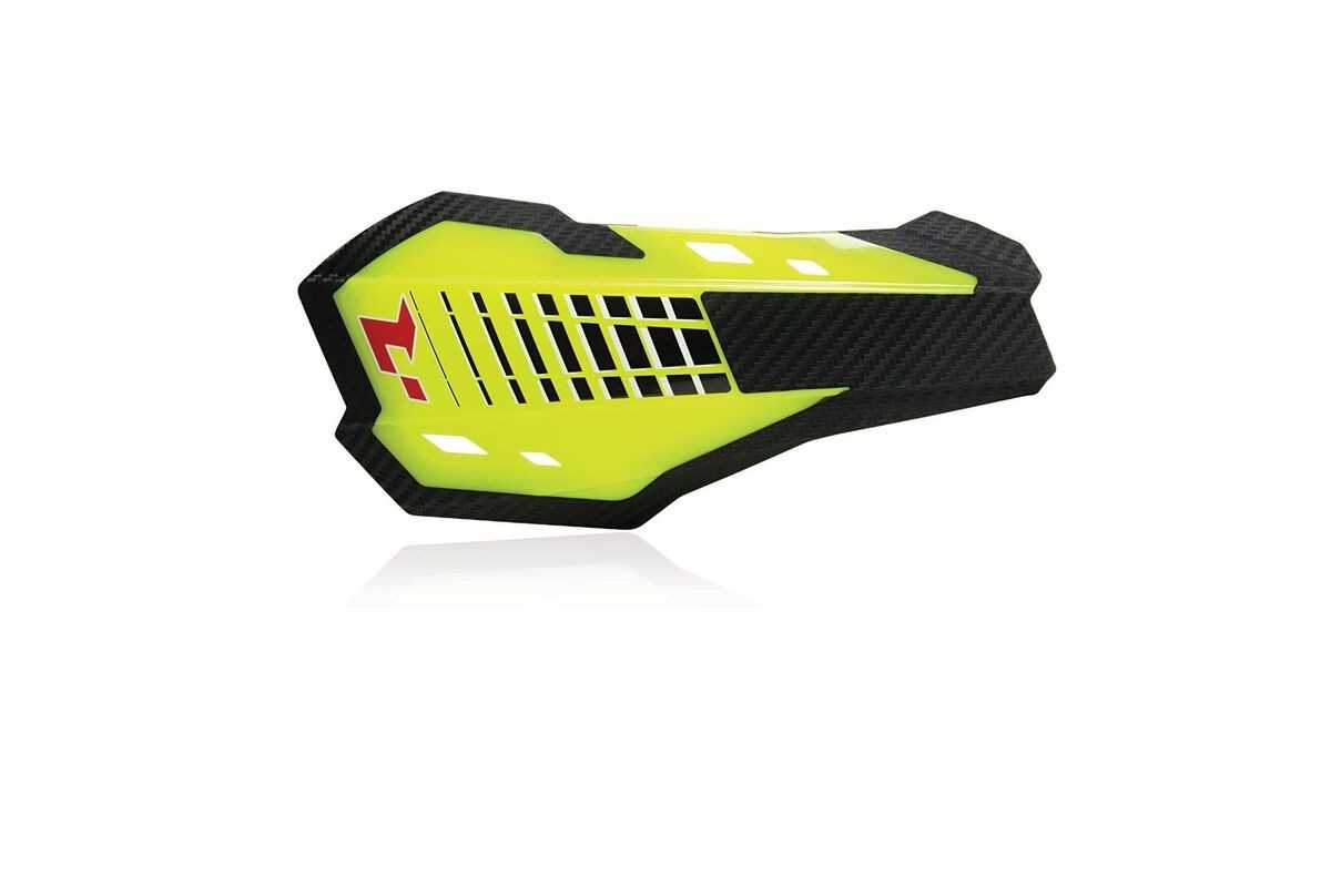 Protèges-mains RACETECH HP2 jaune fluo