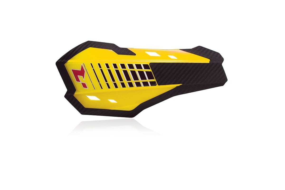 Protèges-mains RACETECH HP2 jaune RMZ